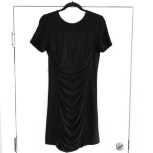 Theory short sleeve black dress